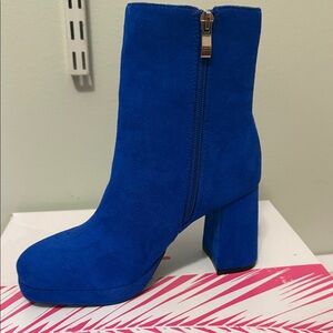 Corkys Blue Ankle Boots